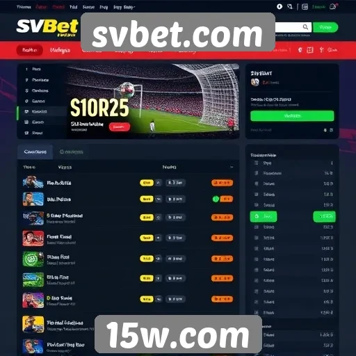 Análise da interface do usuário do svbet.com